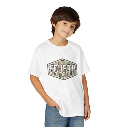 Fourth Grade Camo Youth T-Shirt
