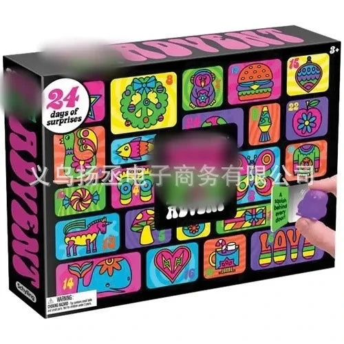 Advent Calendar Pop Cube Squishy Toy