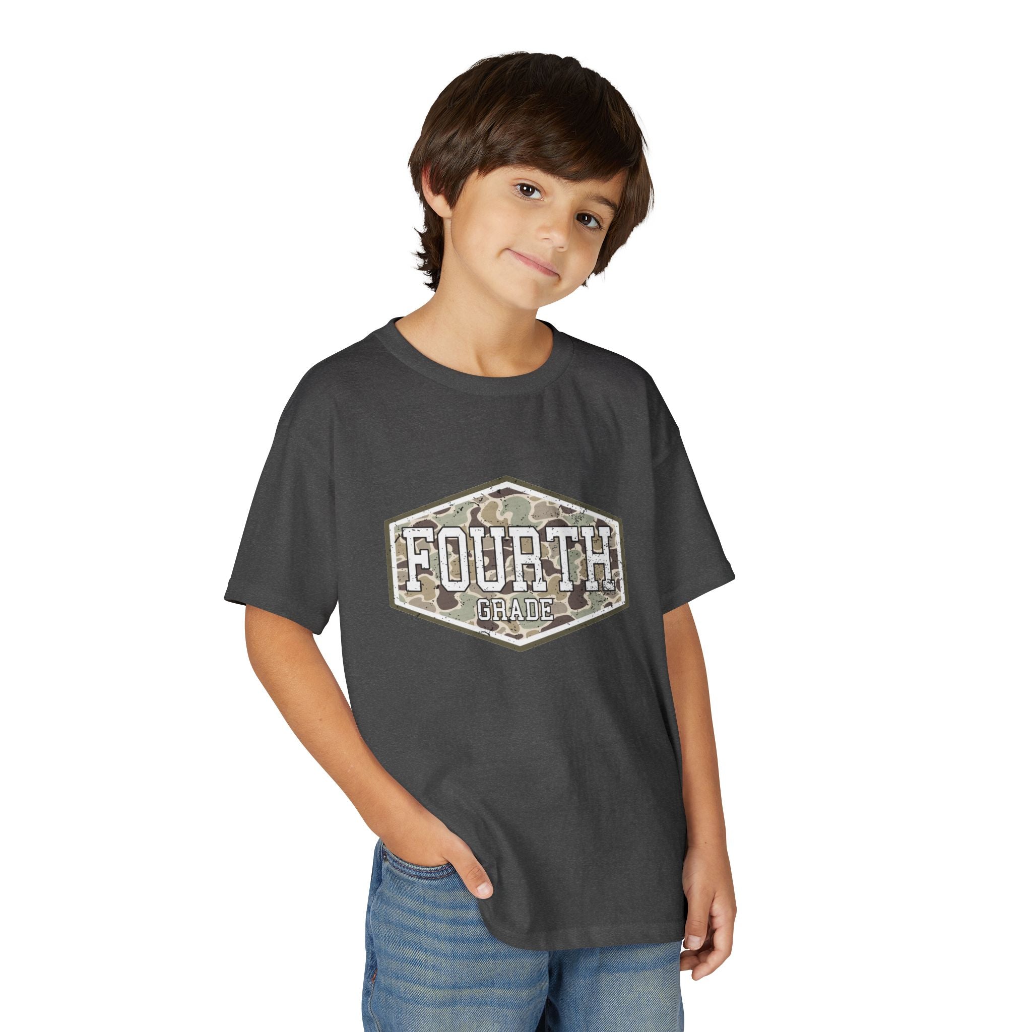 Fourth Grade Camo Youth T-Shirt