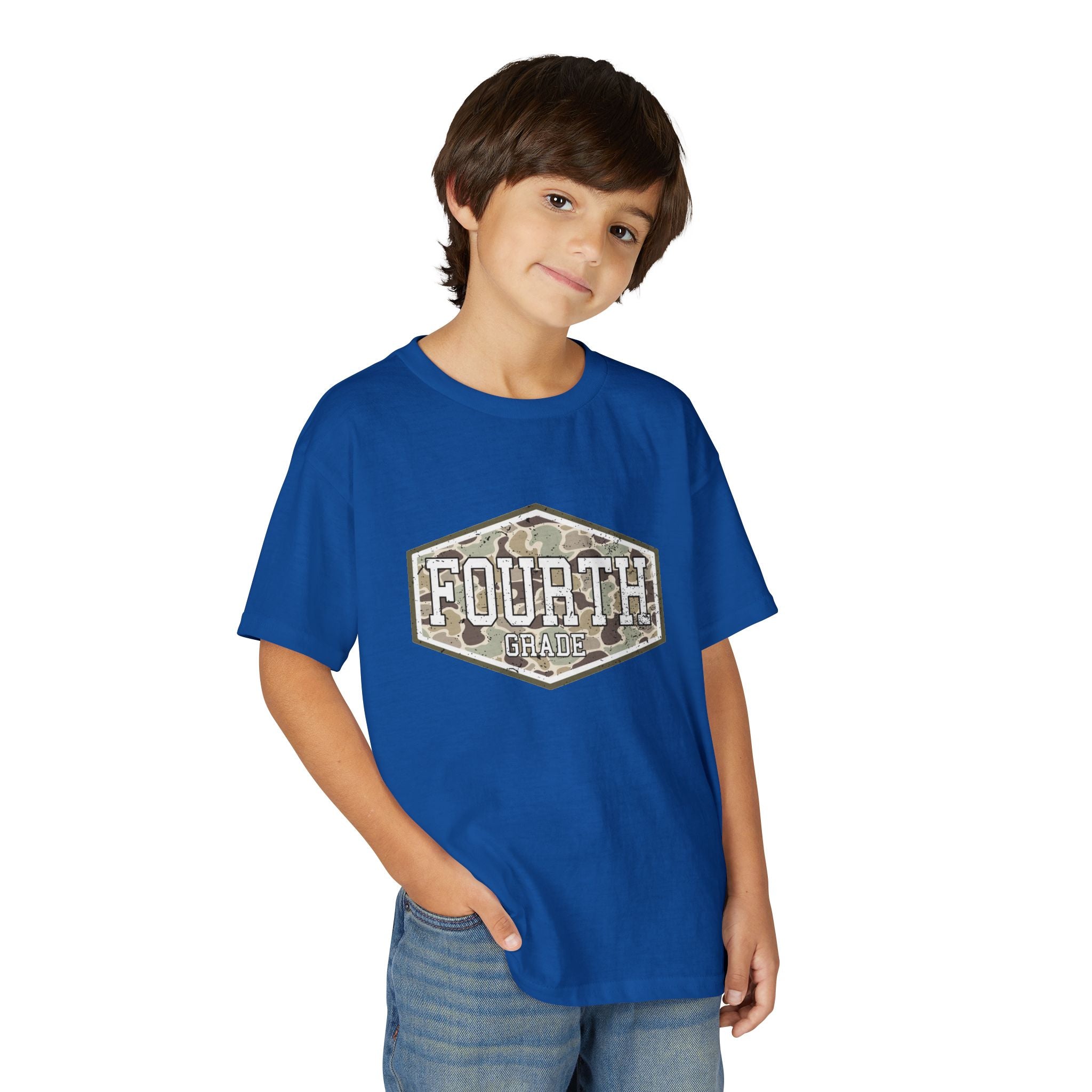Fourth Grade Camo Youth T-Shirt