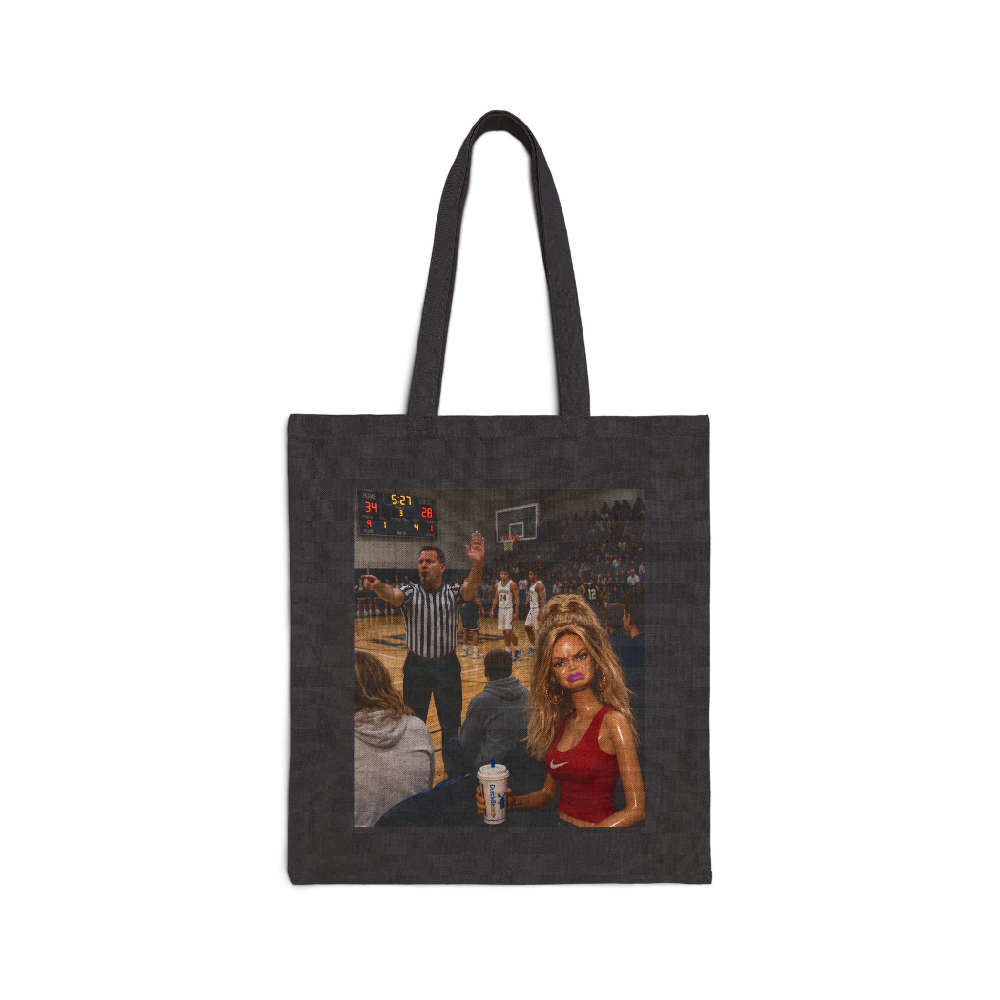 Funny Barbie Basketball Tote